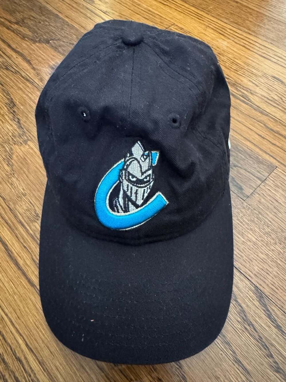 New Era Charlotte Knights 9Twenty Marvel Adjustable Black Hat